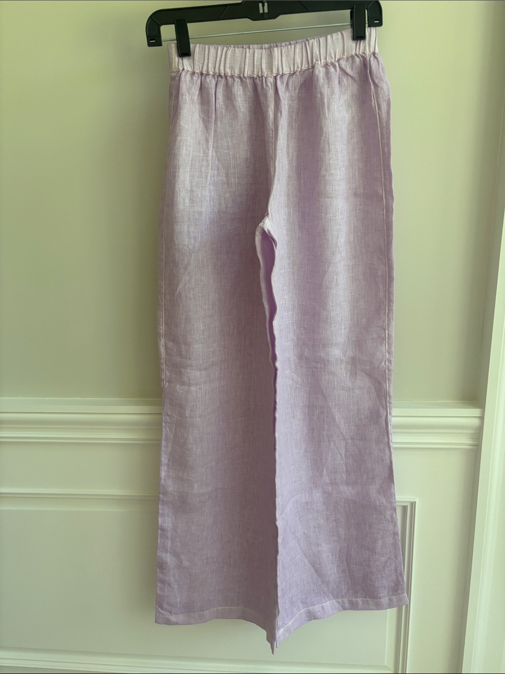 120% Lino linen wide leg pant EU 40